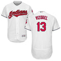 Cleveland Indians #13 Omar Vizquel Flexbase Authentic Jersey - White
