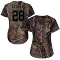 Corey Kluber #28 Cleveland Indians Womens Realtree Limited Cool Base Baseball Jersey - Camo