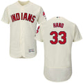 Brad Hand #33 Cleveland Indians Flexbase Authentic Baseball Jersey - Cream