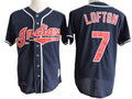 Kenny Lofton #7 Cleveland Indians Cooperstown Limited Throwback Jersey - Navy