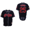 Jim Thome #25 Cleveland Indians 1995 Limited Throwback Jersey - Navy