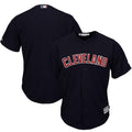 Cleveland Indians Majestic Tall Big Alternate Limited Cool Base Team Jersey - Navy