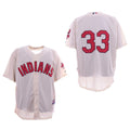 Nick Swisher Cleveland Indians Limited Throwback Jersey - Cream