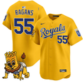Cole Ragans #55 Kansas City Royals Sluggerrr Patch Vapor Premier Limited Jersey