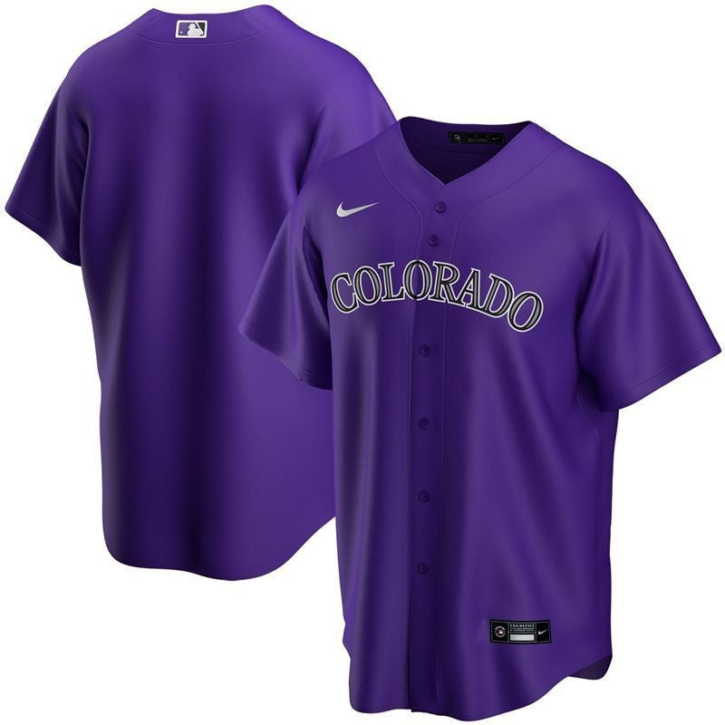 Colorado Rockies 2020 Personalized Limited Custom Custom Jersey - Purple