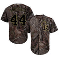 Tyler Anderson #44 Colorado Rockies Realtree Limited Cool Base Jersey - Camo