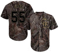 Jon Gray #55 Colorado Rockies Realtree Limited Cool Base Jersey - Camo