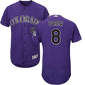Colorado Rockies #8 Gerardo Parra Flexbase Authentic Baseball Jersey - Purple