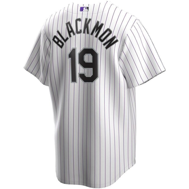 Charlie Blackmon #19 Colorado Rockies 2020 Stripe Lines Limited Jersey - White