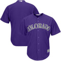 Colorado Rockies Majestic Alternate Limited Cool Base Team Jersey - Purple