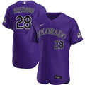 Nolan Arenado #28 Colorado Rockies 2020 Limited Jersey - Purple