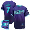 Corbin Carroll #7 Arizona Diamondbacks 2025 City Connect Vapor Premier Li Jersey