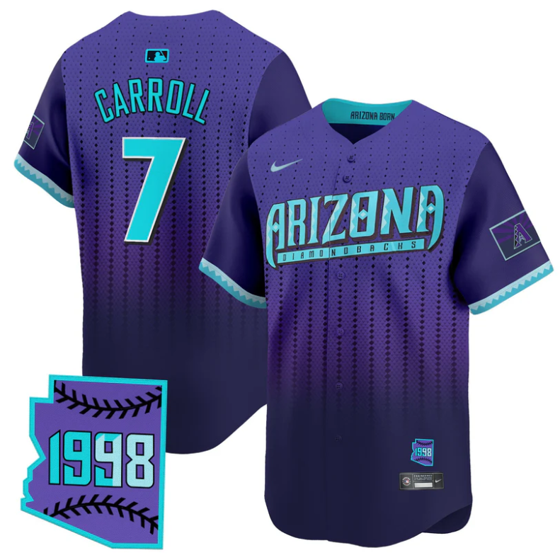 Corbin Carroll #7 Arizona Diamondbacks 2025 City Connect Vapor Premier Li Jersey