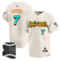 Corbin Carroll #7 Arizona Diamondbacks Graffiti Desert Ink Edition Limited Jersey - Cream