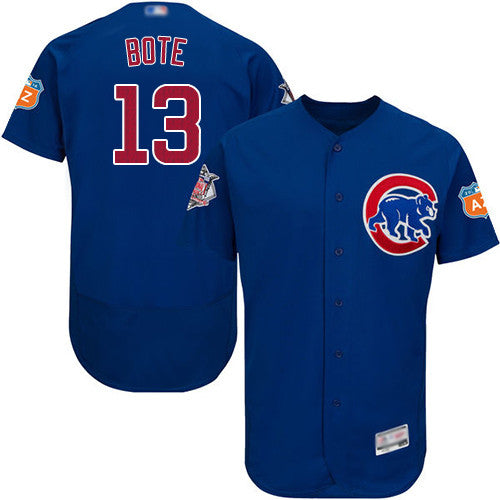 David Bote #13 Chicago Cubs Flexbase Authentic Baseball Jersey - Blue
