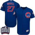 Chicago Cubs #27 Russell 2016 Addison Flexbase Authentic World Series Bound Jersey - Blue