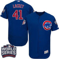 John Lackey #41 Chicago Cubs 2016 Flexbase Authentic World Series Bound Jersey - Blue