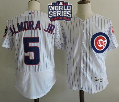 Albert Almora Jr #5 Chicago Cubs 2016 Flexbase Authentic World Series Bound Jersey - White