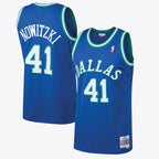 Dallas Mavericks Dirk Nowitzki 1998 Hardwood Classics Road Swingman Jersey By Mitchell & Ness - Royal - Mens