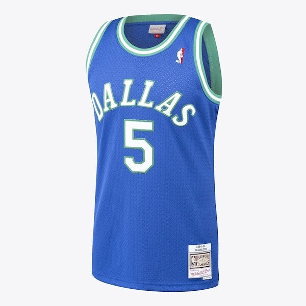 Dallas Mavericks Hardwood Classics Road Jersey By Mitchell & Ness - Mens - Jason Kidd