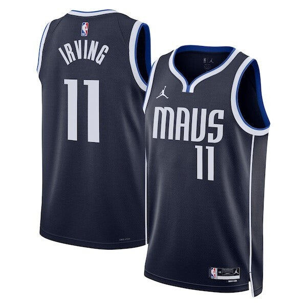 Dallas Mavericks Jordan Statement Edition Swingman Jersey - Navy - Kyrie Irving - Unisex