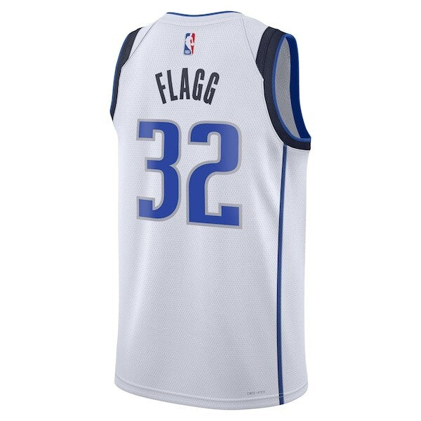 Dallas Mavericks Nike Association Edition Swingman Jersey NBA 2025 First Round Draft Pick - White - Cooper Flagg - Unisex