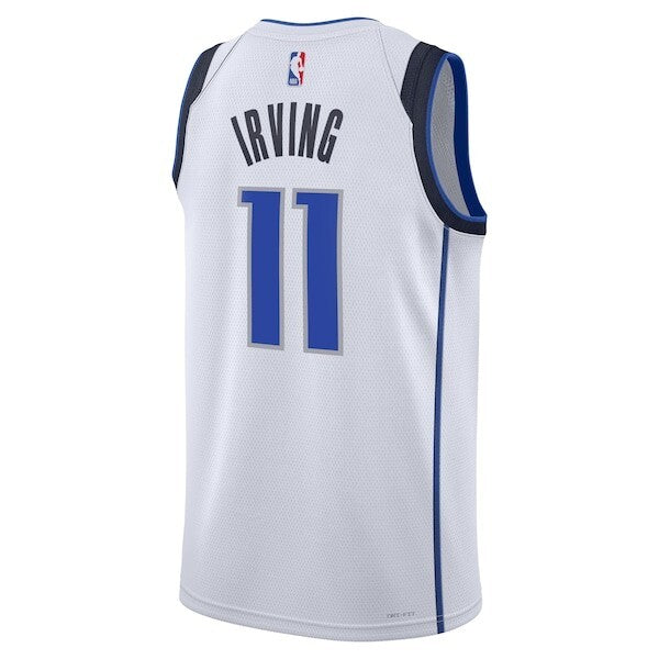 Dallas Mavericks Nike Association Edition Swingman Jersey - White - Kyrie Irving - Unisex