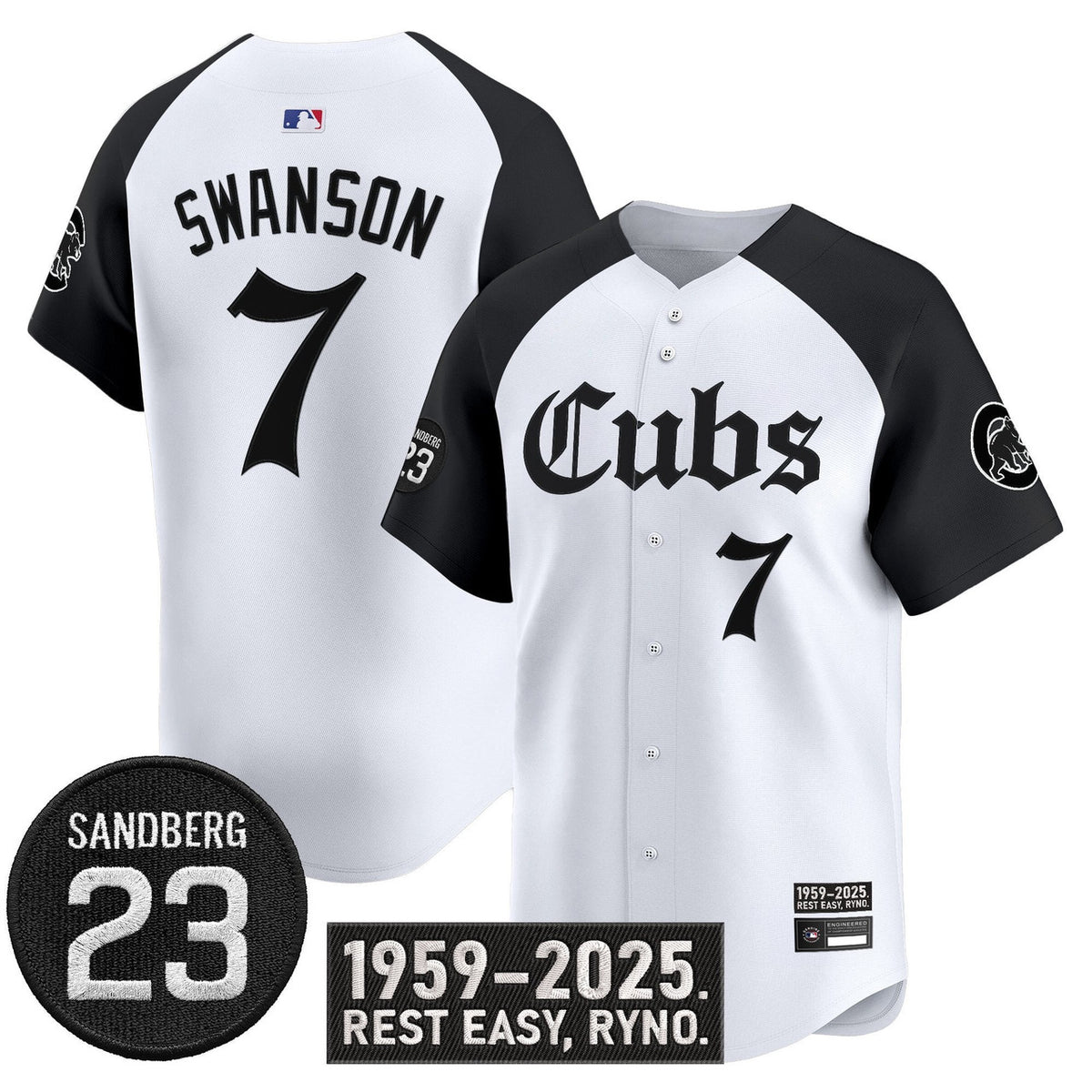 Dansby Swanson #7 Chicago Cubs Ryne Sandberg Tribute Alternate Limited Jersey