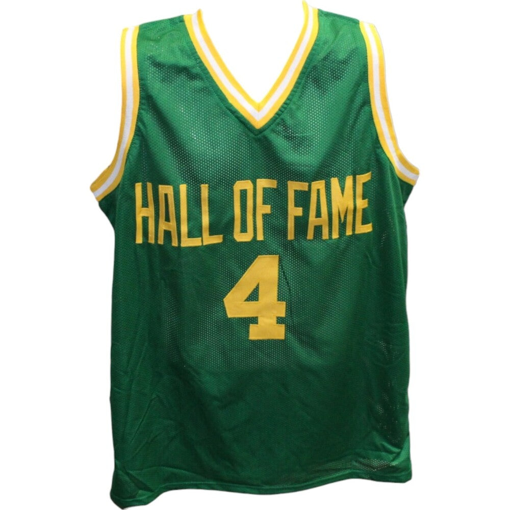 Adrian Dantley Autographed/Signed Replica Pro Style Green Jersey Beckett