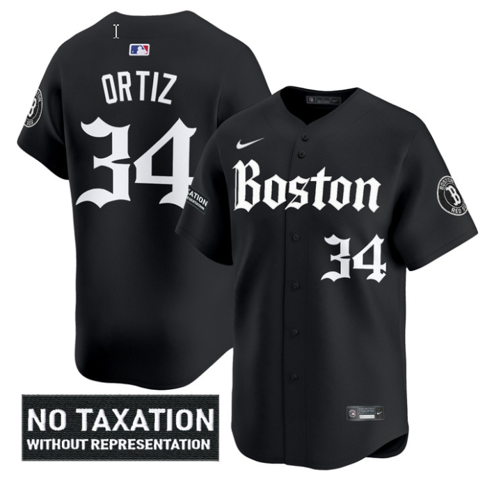 David Ortiz #34 Boston Red Sox Retro Newspaper Edition Vapor Premier Limi Jersey