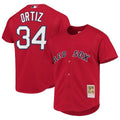 David Ortiz #34 Boston Red Sox Throwback Cooperstown Limited Jersey - Red