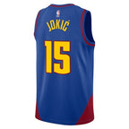 Denver Nuggets Jordan Statement Edition Swingman Jersey - Blue - Nikola Jokic - Unisex