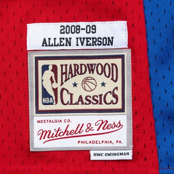 Detroit Pistons Mitchell & Ness Swingman Jersey Allen Iverson 2008-09
