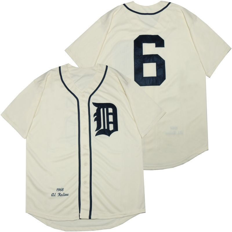 Al Kaline #6 Detroit Tigers 2020 Limited Jersey - White