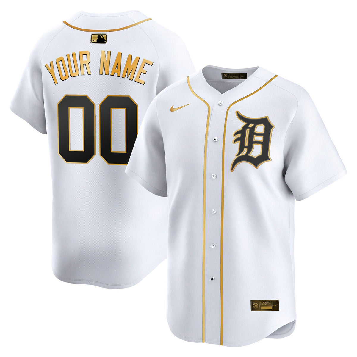 Detroit Tigers 2025 Vapor Premier Limited Custom Jersey