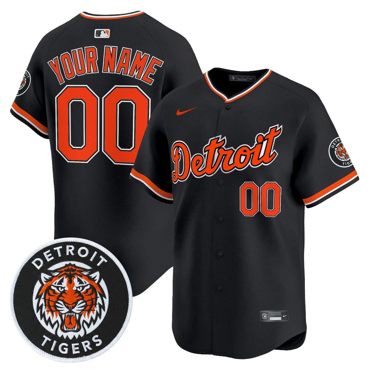 Detroit Tigers 2026 Alternate Vapor Premier Limited Custom Jersey