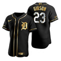 Kirk Gibson #23 Detroit Tigers Brandedition Black Gift Tigers Fans Limited Jersey - Golden