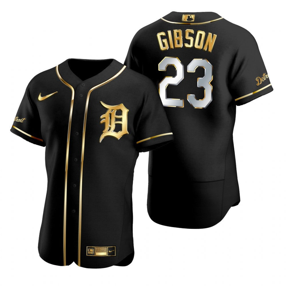 Kirk Gibson #23 Detroit Tigers Brandedition Black Gift Tigers Fans Limited Jersey - Golden