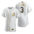 Alan Trammell #3 Detroit Tigers Brandedition White Gift Tigers Fans Limited Jersey - Golden