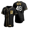 Matthew Boyd #48 Detroit Tigers Brandedition Black Gift Tigers Fans Limited Jersey - Golden
