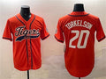 Spencer Torkelson #20 Detroit Tigers Patch Cool Base Baseba Limited Jersey - Orange