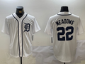 Parker Meadows #22 Detroit Tigers Limited Cool Base Baseball Jersey - White