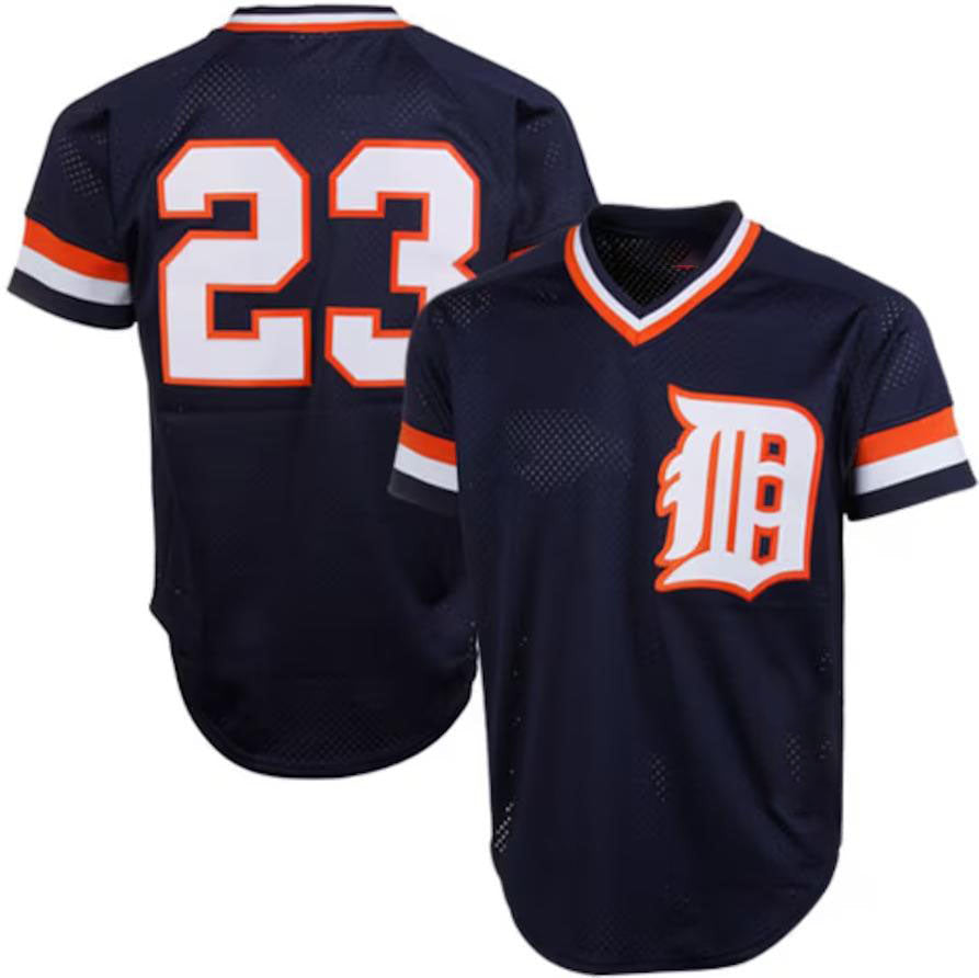 Kirk Gibson #23 Detroit Tigers Mitchell & Ness 1984 Authentic Cooperstown C Jersey - Navy
