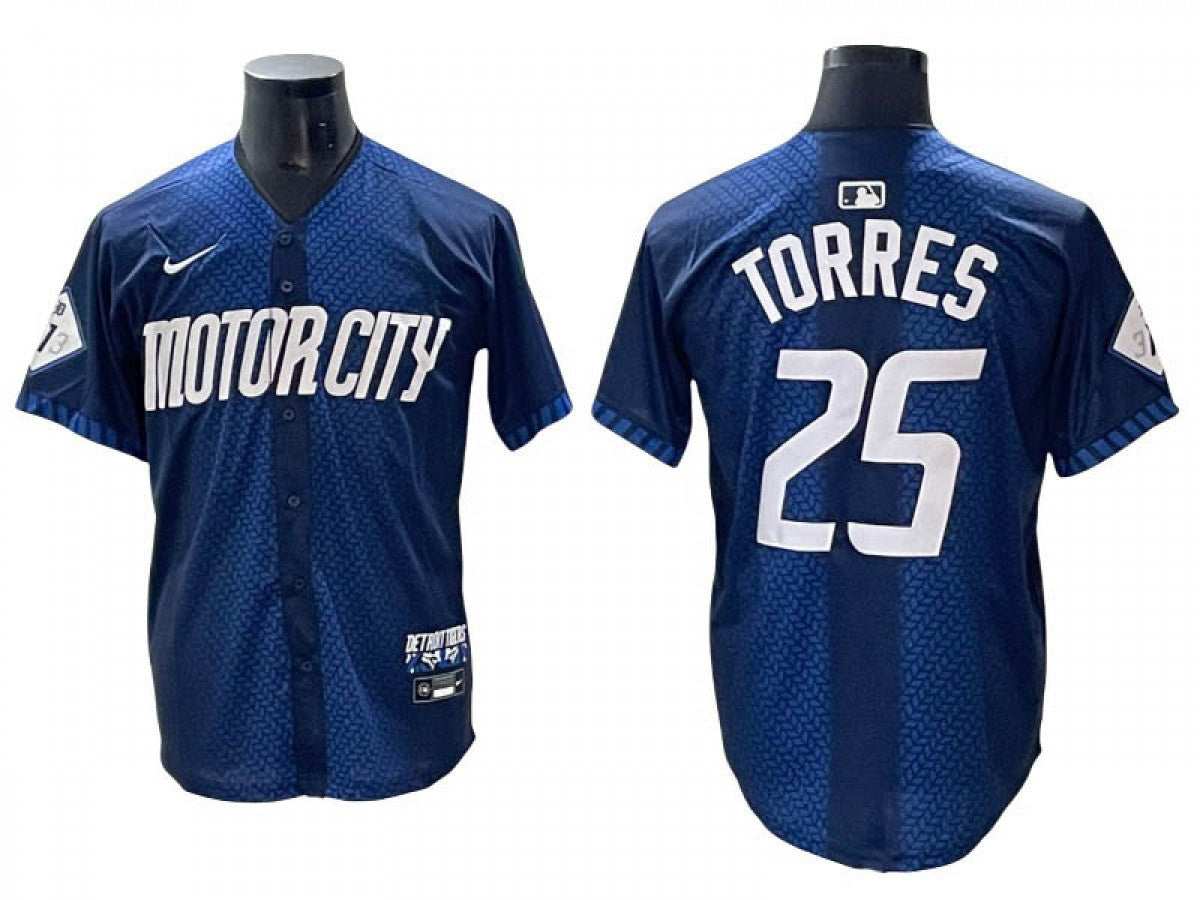 Matt Manning #25 Detroit Tigers City Connect Limited Jersey - Navy