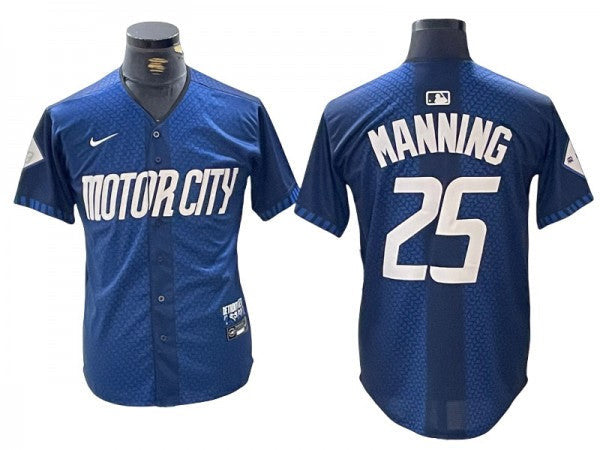 Matt Manning #25 Detroit Tigers 2024 City Connect Limited Jersey - Navy