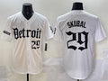 Tarik Skubal #29 Detroit Tigers 'Motor Gothic Edition' Vapor Premier Limit Jersey - White