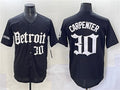 Kerry Carpenter #30 Detroit Tigers 'Motor Gothic Edition' Vapor Premier Li Jersey - Black