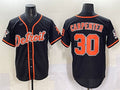 Kerry Carpenter #30 Detroit Tigers Patch Limited Cool Base Baseball Jersey - Black