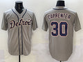 Kerry Carpenter #30 Detroit Tigers Limited Cool Base Baseball Jersey - Grey