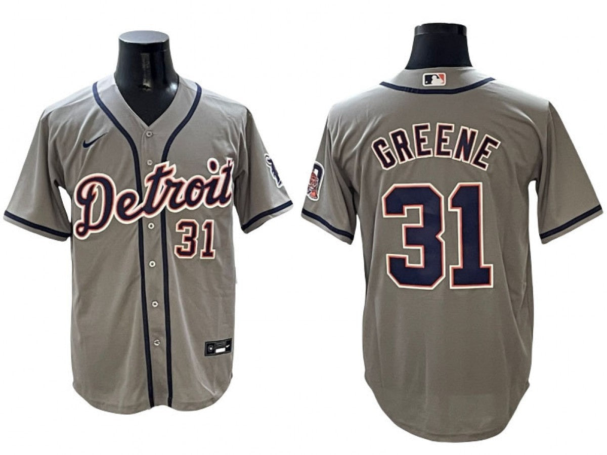 Riley Greene #31 Detroit Tigers Road Limited Jersey - Gray